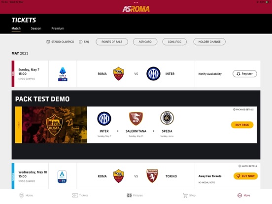 AS Roma Official App iPad screenshot 3 - Sports app