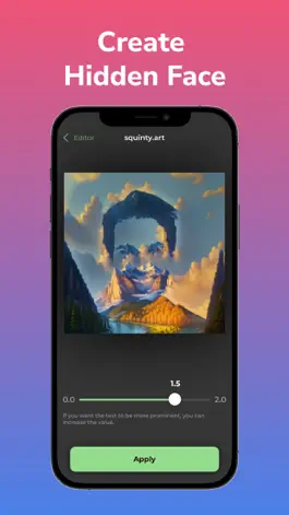 Game screenshot Hidden Face, Text: Squinty.Art hack
