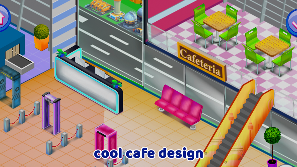 #4. Design Airport - Idle Runway (iOS) 来自: Aysha Sehar