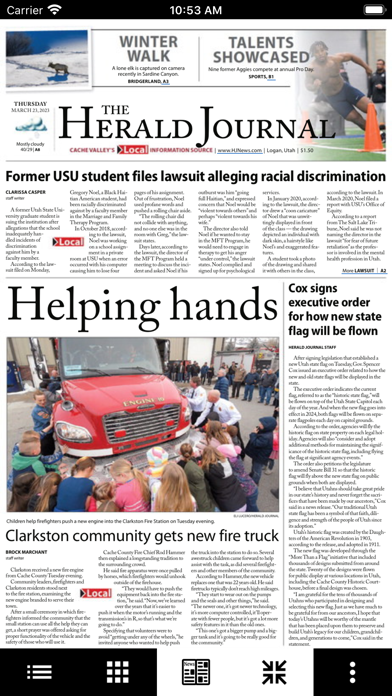 Herald Journal Screenshot