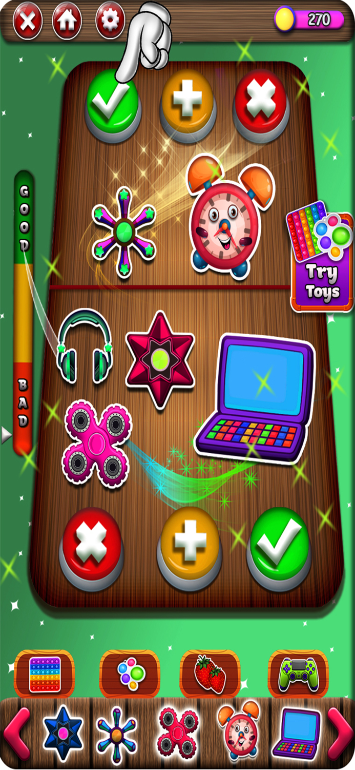 Fidget Pop It Toy Trading Game
