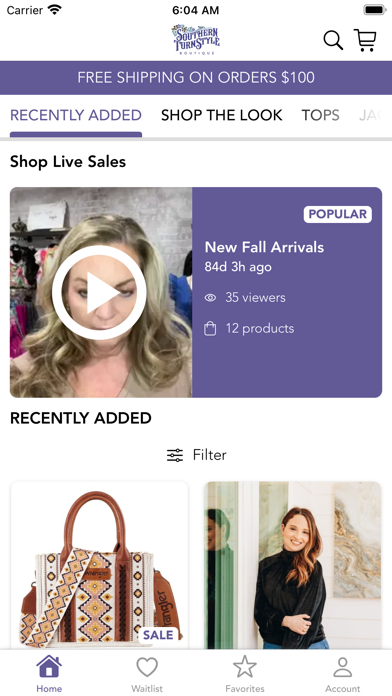 Southern TurnStyle Boutique Screenshot