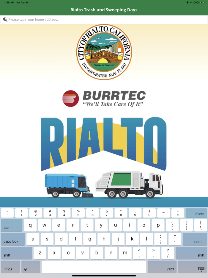 Rialto Trash and Sweeping Days