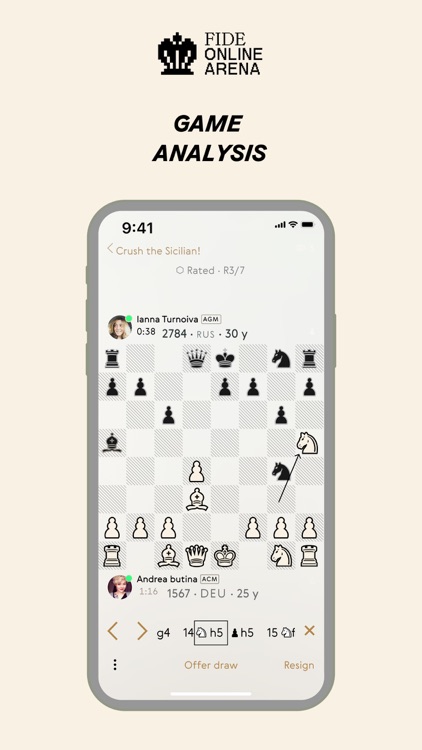 The players with Arena titles can be - FIDE Online Arena