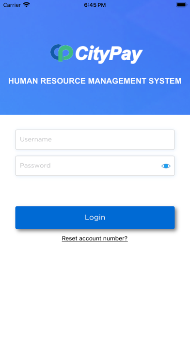 CityPay HR Screenshot