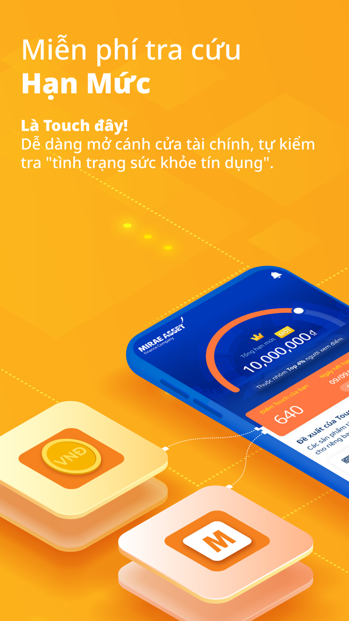 Touch - Kiểm tra hạn mức
