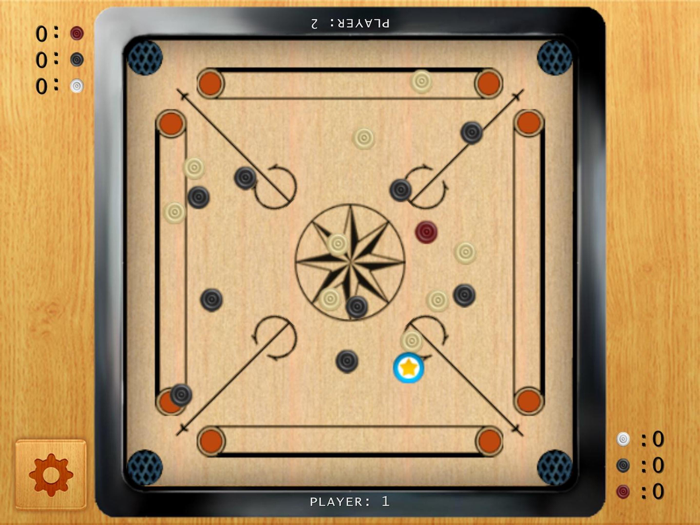Tap Fingers Pocket Carrom