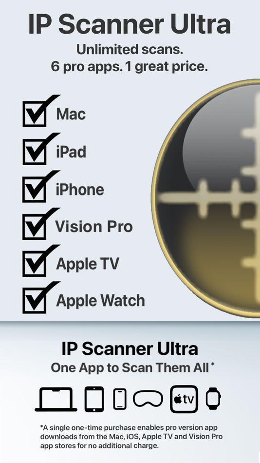 #1. IP Scanner Ultra (macOS) 来自: Matia labs, inc.
