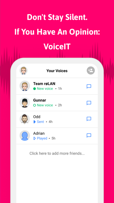 VoiceIT Screenshot