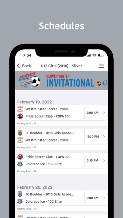 Denver Winter Invitational Screenshot