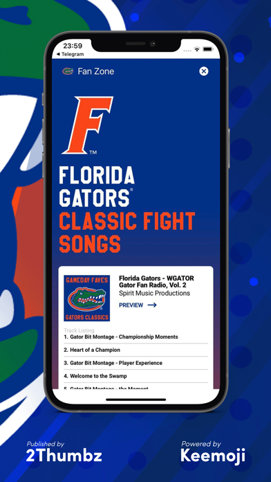 Florida Gators Keyboardのおすすめ画像5