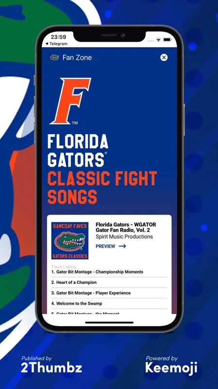 Florida Gators Keyboard screenshot 5 of 7