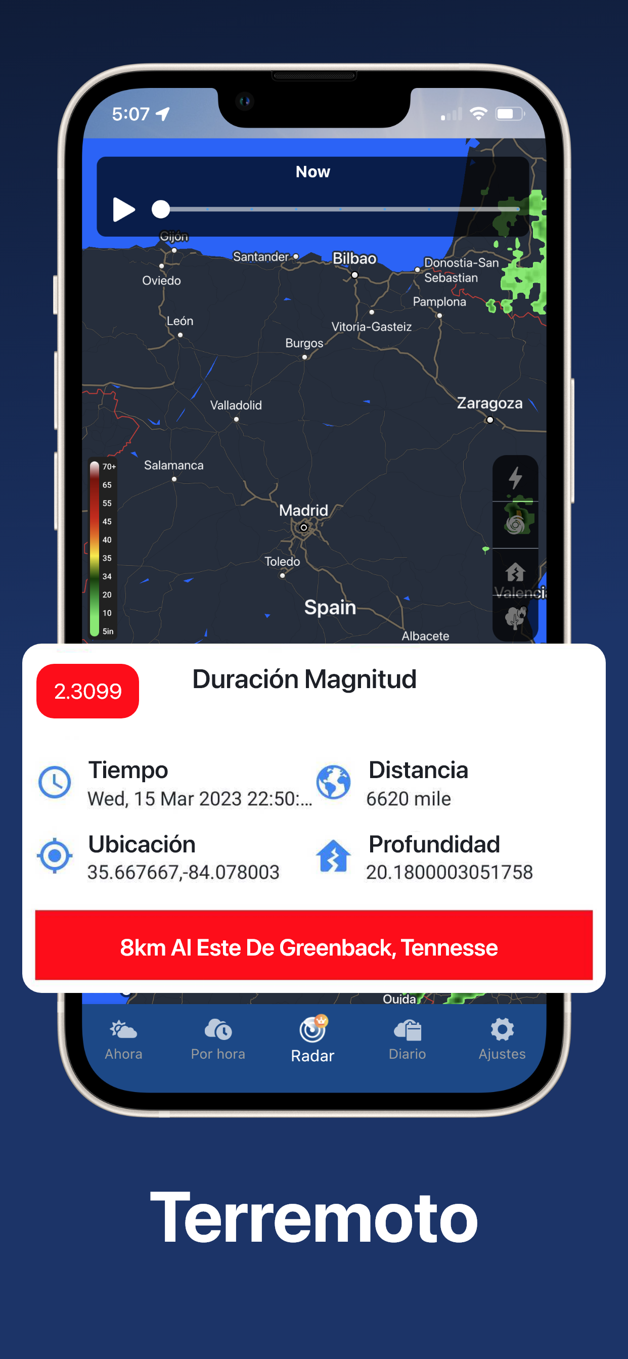 Weather Plus: Radar Lluvia