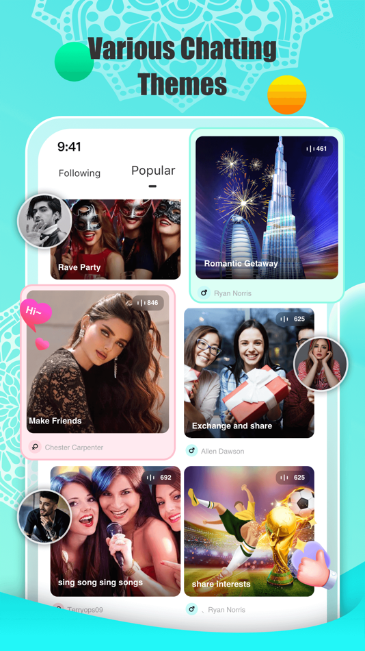#3. Lama-Voice Chat Rooms (iOS) 由: WENEXT LIMITED