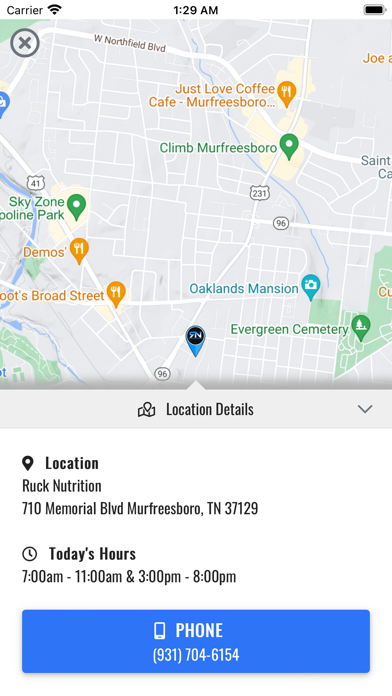 Ruck Nutrition Screenshot