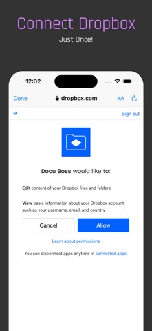 Docu Boss for Dropboxのおすすめ画像1