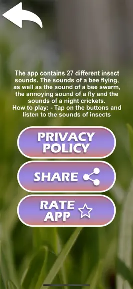 Game screenshot Insect sounds(fly,bee,cricket) hack