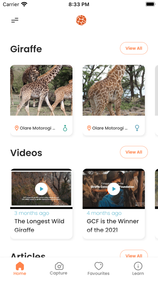 #5. GiraffeSpotter (iOS) 由: Syntax LTD