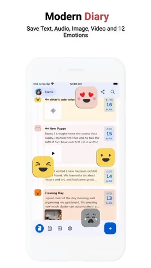 Diary with Lock, Photo, Video screenshot 1