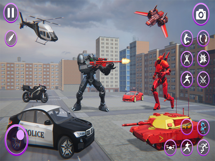 US Police Robot Transformation