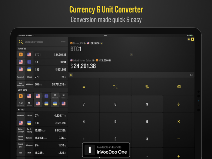 Convertium Currency and Units