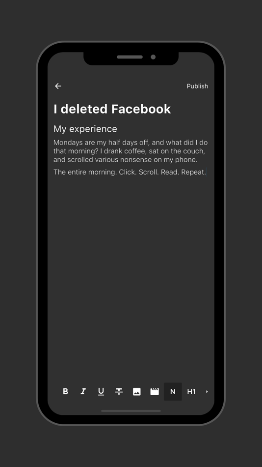 #4. Blogspace - Blog, read & write (iOS) 由: Mislav Stanic
