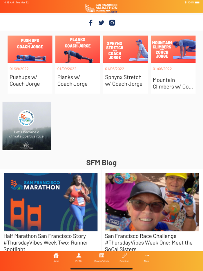 SF Marathon Training