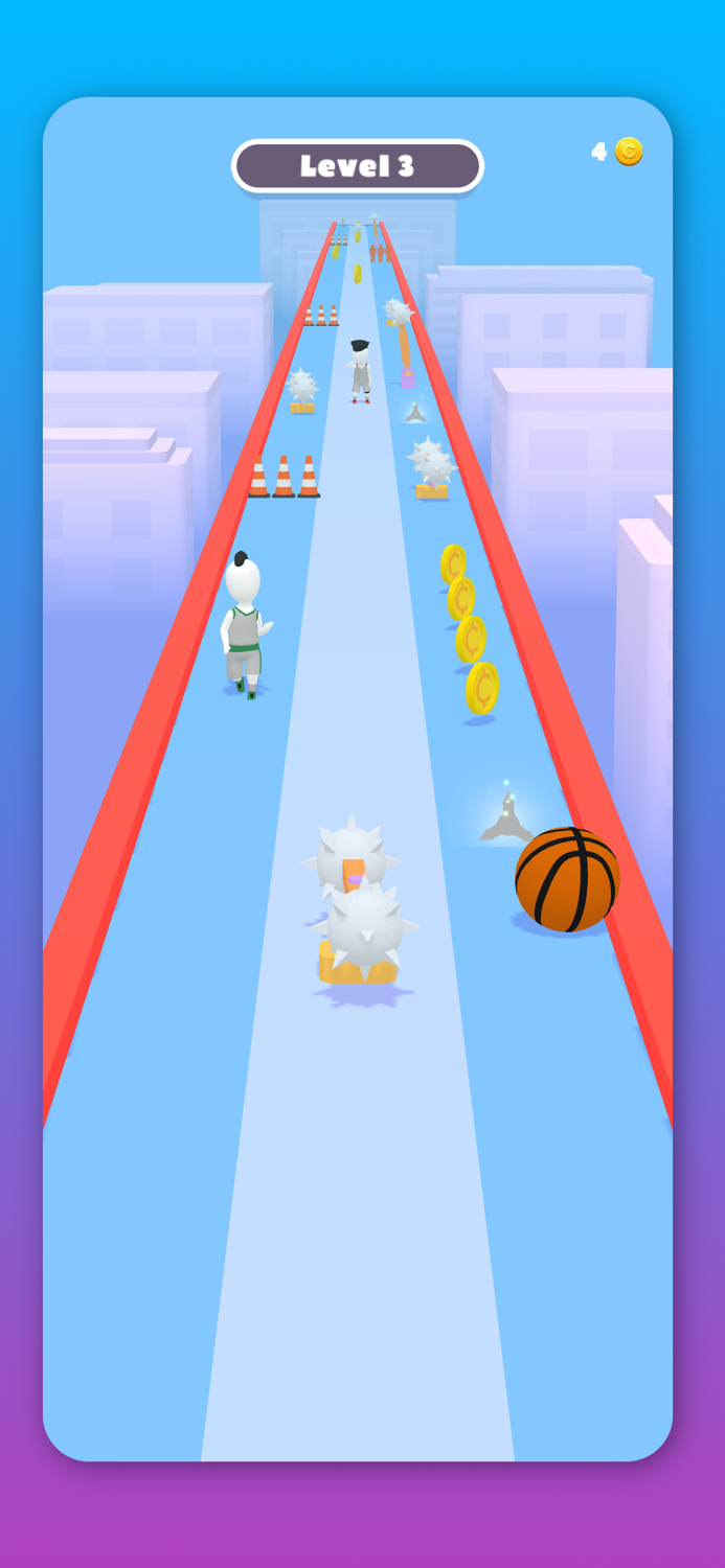 Basketball Roll 3D