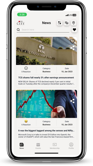 Our City App Screenshot