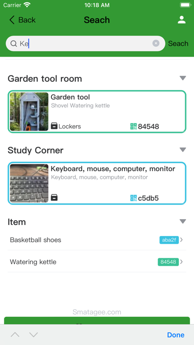 SmatageeQR Code Smart Labels Screenshot
