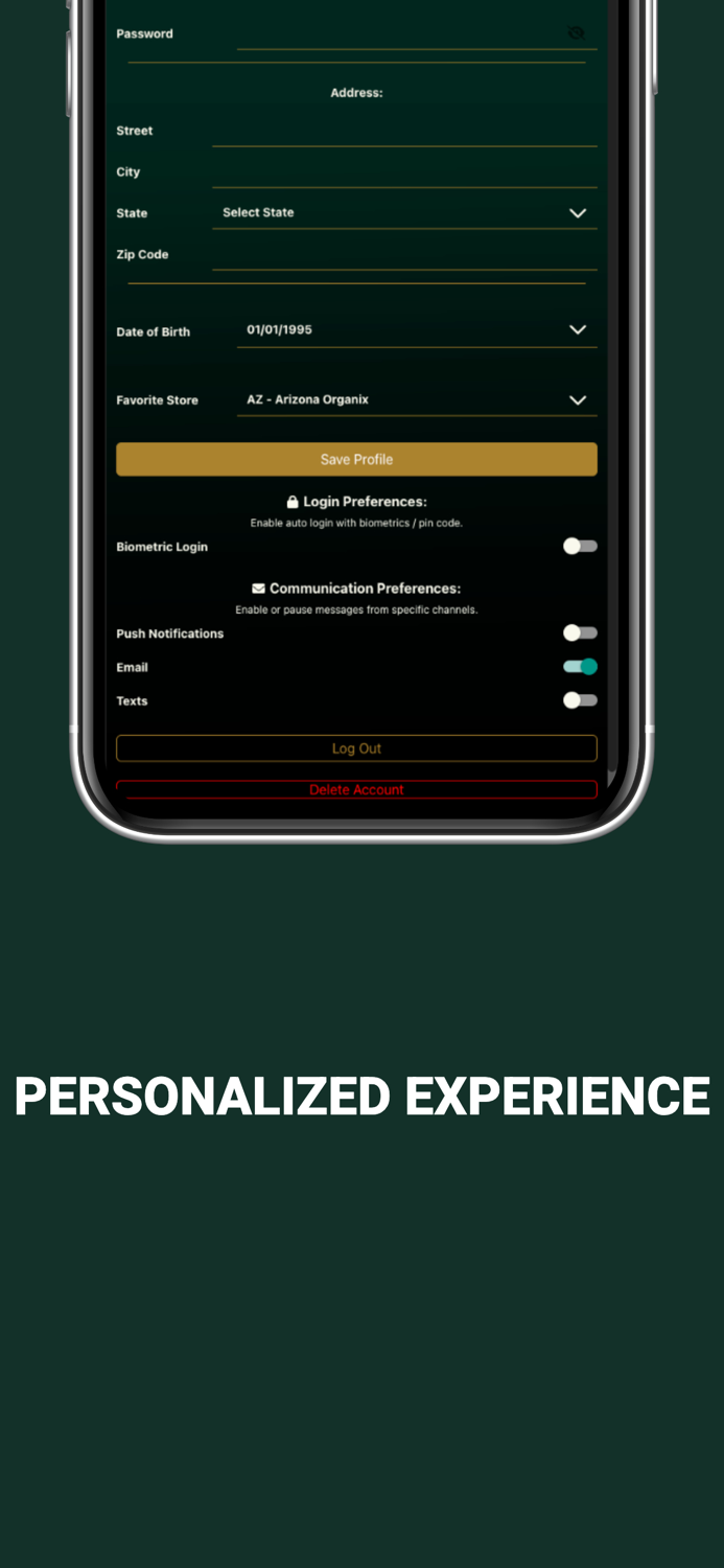 Arizona Organix App