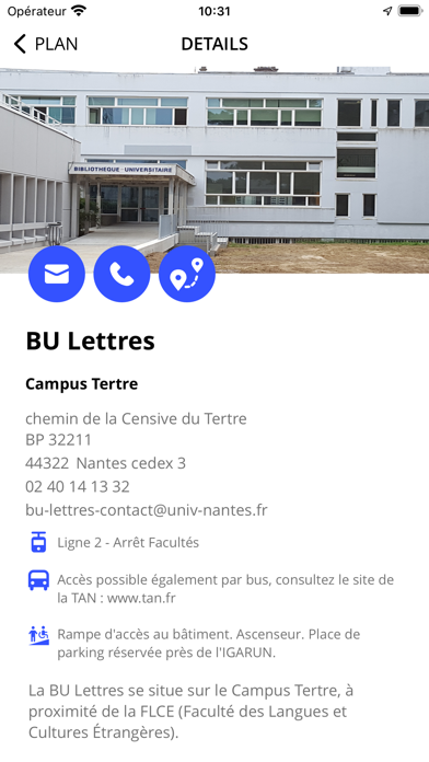 Nantes Université Screenshot
