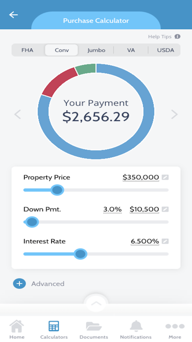Smart Money Mortgage Screenshot