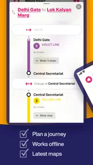 delhi metro interactive map iphone screenshot 3