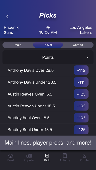 PickOfTheDay iPhone screenshot 3 - Sports app