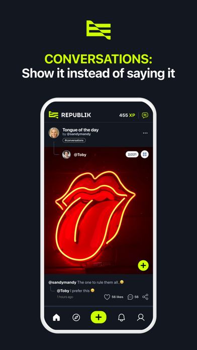 RepubliK・Social Media Platform Screenshot