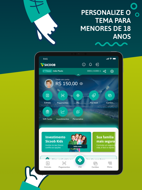 Sicoob iPad screenshot 8 - Finance app