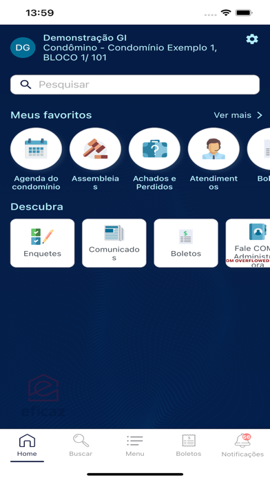 Eficaz Condomínios Screenshot