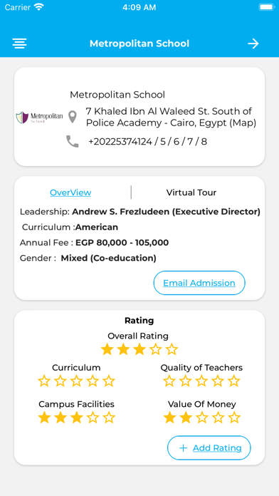 RatEd: School & Nursery Finder Screenshot