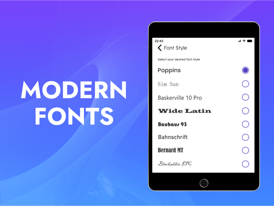 Custom Keyboard : Font Changer iPad screenshot 4 - Utilities app