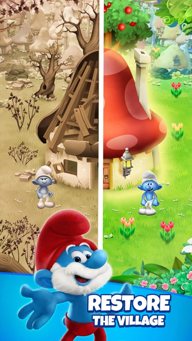 Smurfs Bubble Story screenshot 4
