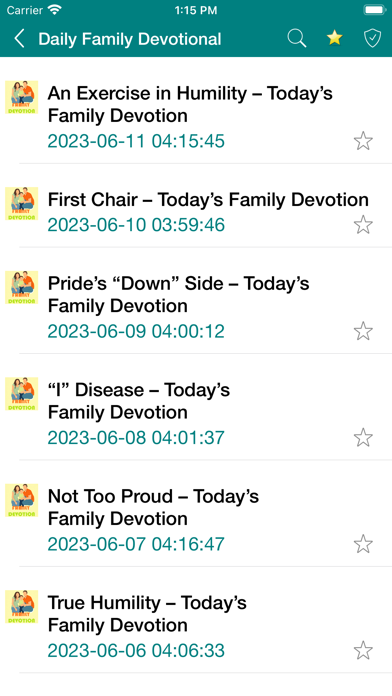Family Devotional Screenshot