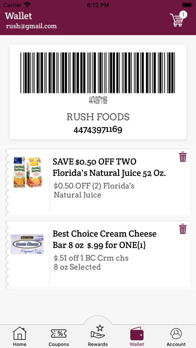 Rushford–Preston–Harmony Foods Screenshot