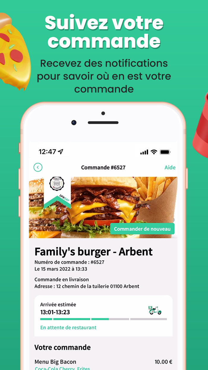 Lyveat - Livraison de repas