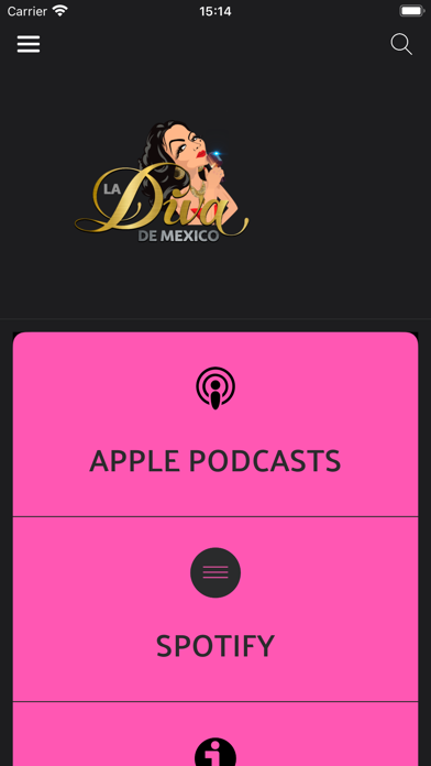 La Diva de México Radio Screenshot