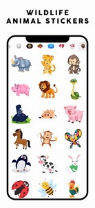 Wildlife - Animal Stickers screenshot #3 for iPhone