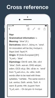 greek etymology dictionary iphone screenshot 4