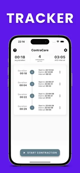 Game screenshot Contraction Counter Timer 9m apk