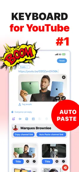 Game screenshot YT Keyboard Boost for YouTube mod apk