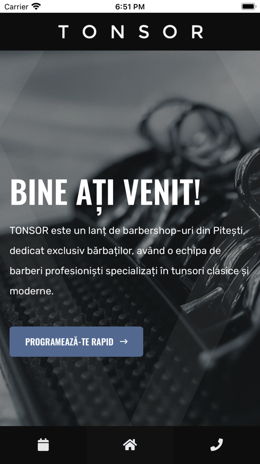 #1. TONSOR - Programari Online (iOS) Podle: Nedelea Ionut-Gabriel
